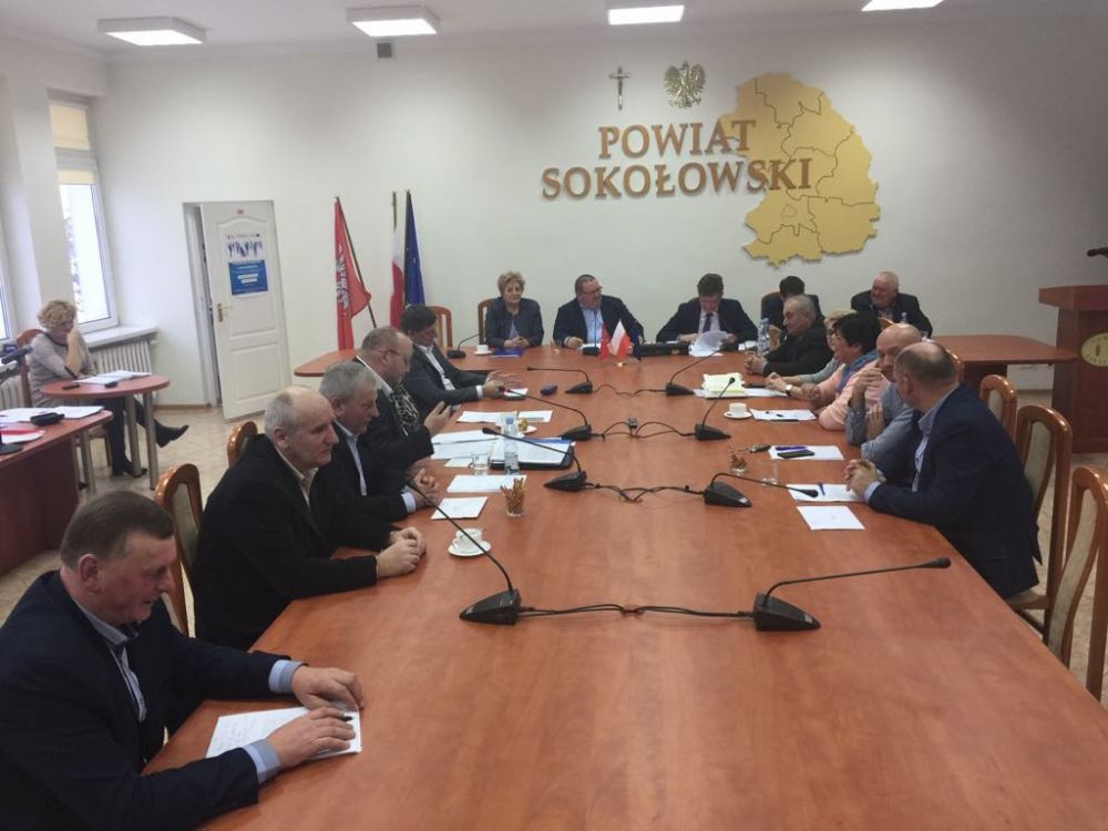Sesja Rady Powiatu Sokołowskiego