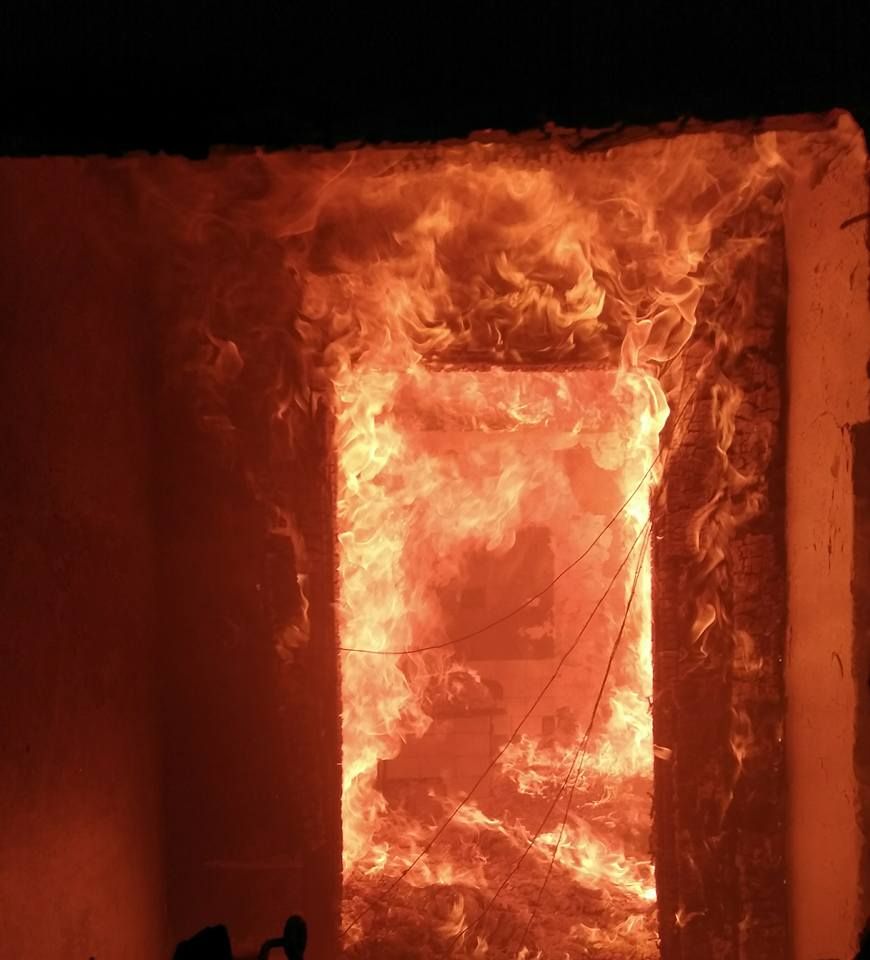 Pożar w Starej Prawdzie. Fot. OSP w Stoczku Łukowskim