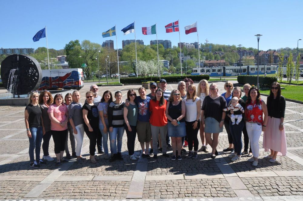 Nauczyciele Przedszkola w Zespole Szkół w Staninie podczas wizyty w Szwecji