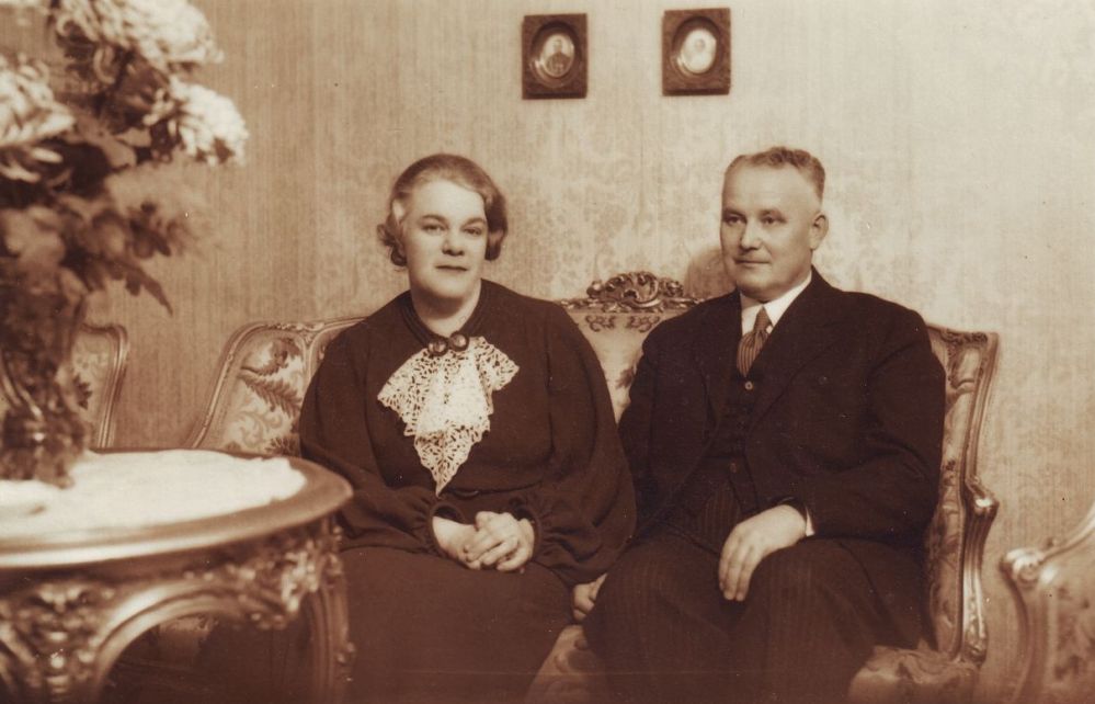 J. Laidoner z żoną Marią. 
