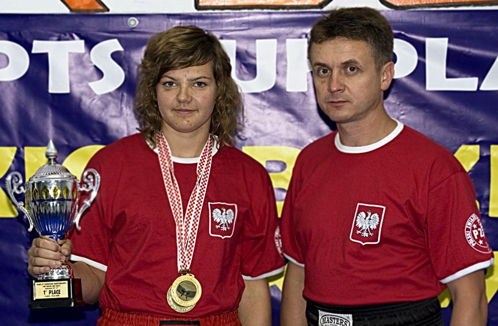 Anna Maksim, podopieczna Zenona Pawlikowskiego i jej trener.