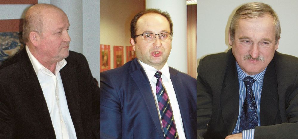 Od lewej: Marek Misiura, Andrzej Rymuza, Andrzej Piotrowski.