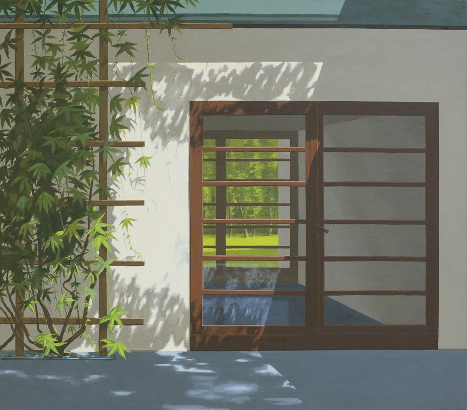 Obraz M. Czyżewskiego „Dłużew - patio”