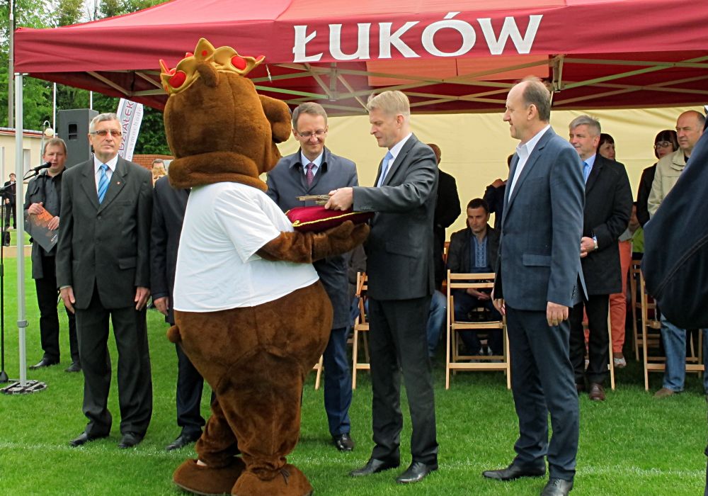 Podczas Dni Łukowa 2015 r., których inaugurację widać na zdjęciu delegacja z Lazdijai była zapraszana. Teraz wzajemne stosunki łukowsko-litewskie uległy ochłodzeniu. Fot. PGL