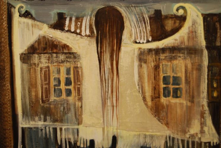 Obraz Urszuli Grabowskiej „Lamentacja nad domem  Cohenów