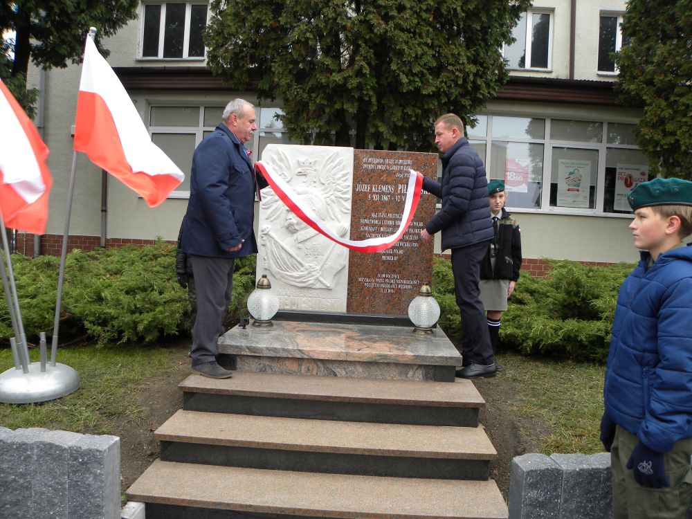 Odsłonięcie pomnika marszałka Józefa Piłsudskiego.  fot. sej