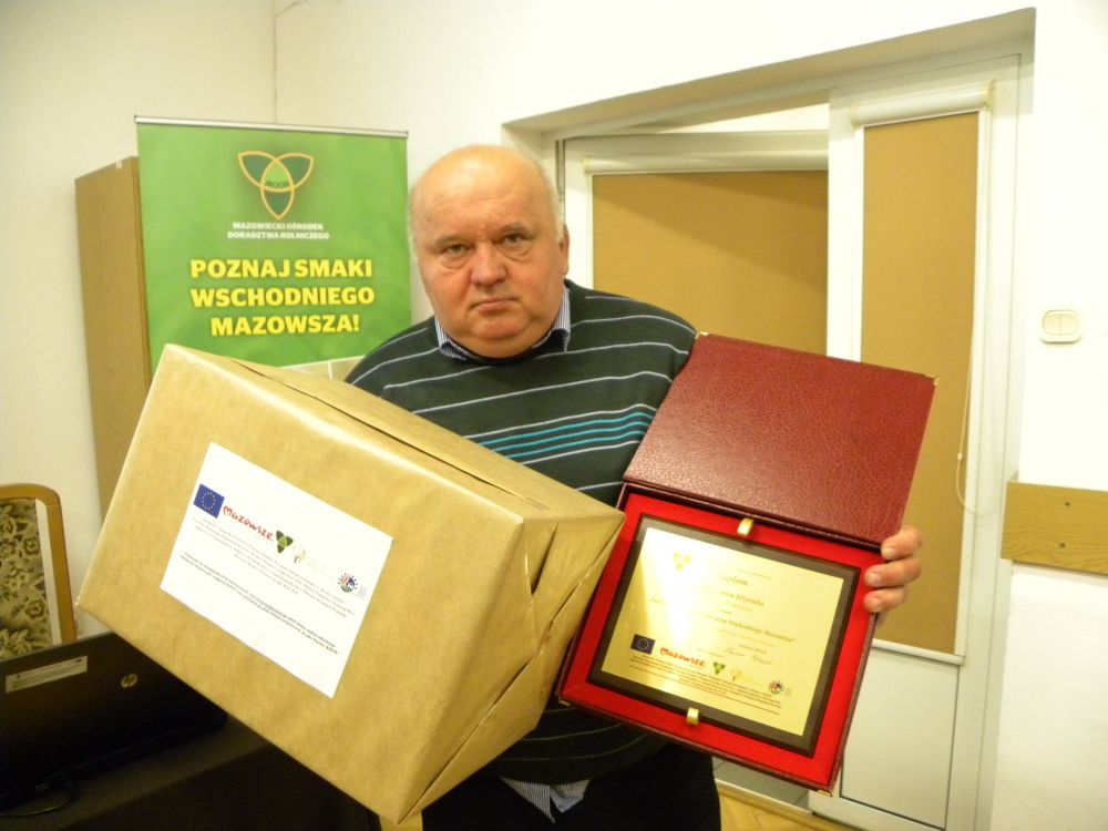 Laureat drugiej nagrody Sławomir Jóźwiak.
