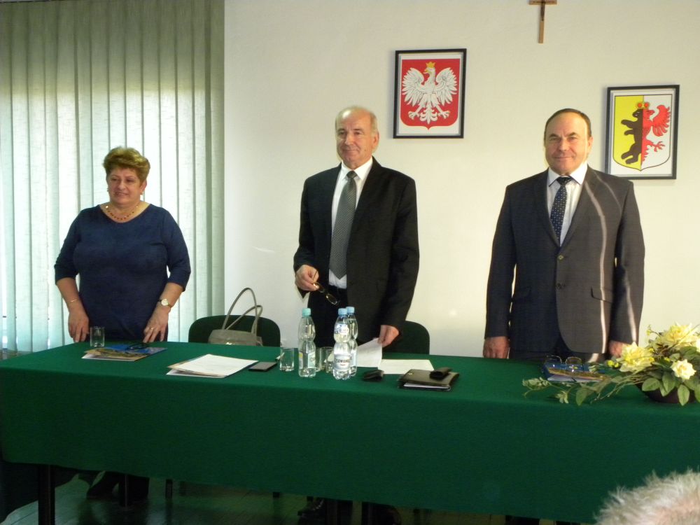 Prezydium Rady Gminy Liw (od lewej): Wiesława Wrzosek, Mieczysław Jaszczur i Ryszard Majchrowski. fot. sej