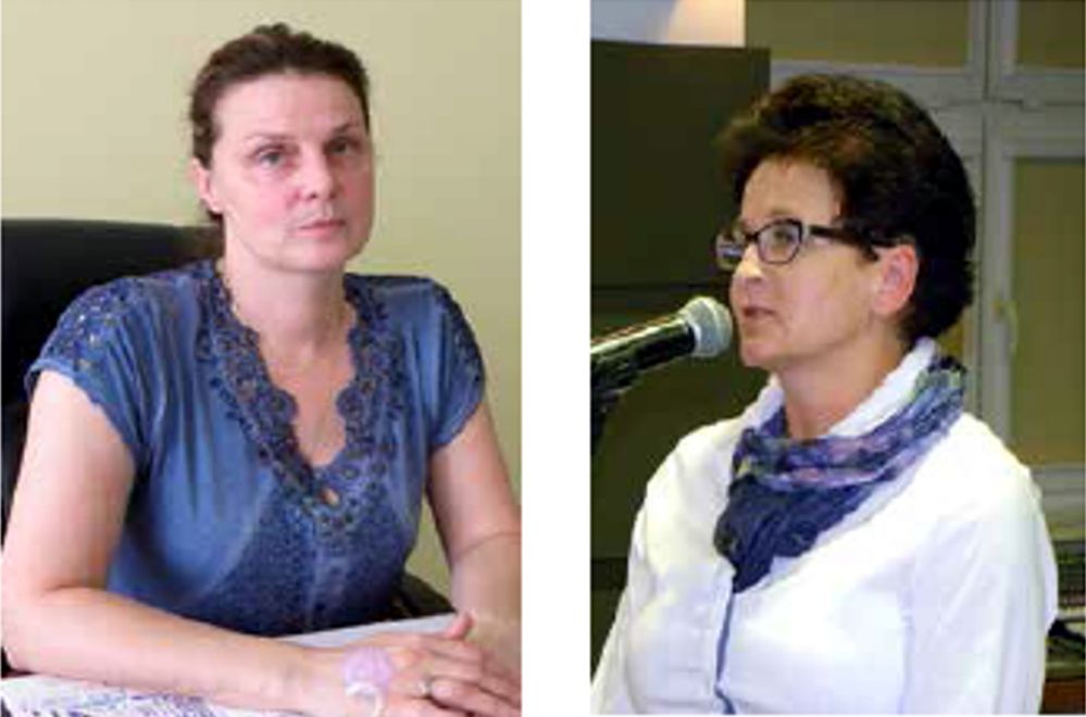 Monika Demczuk i Hanna Mazurek, z Węgrowa. Fot. S. Jastrzębski