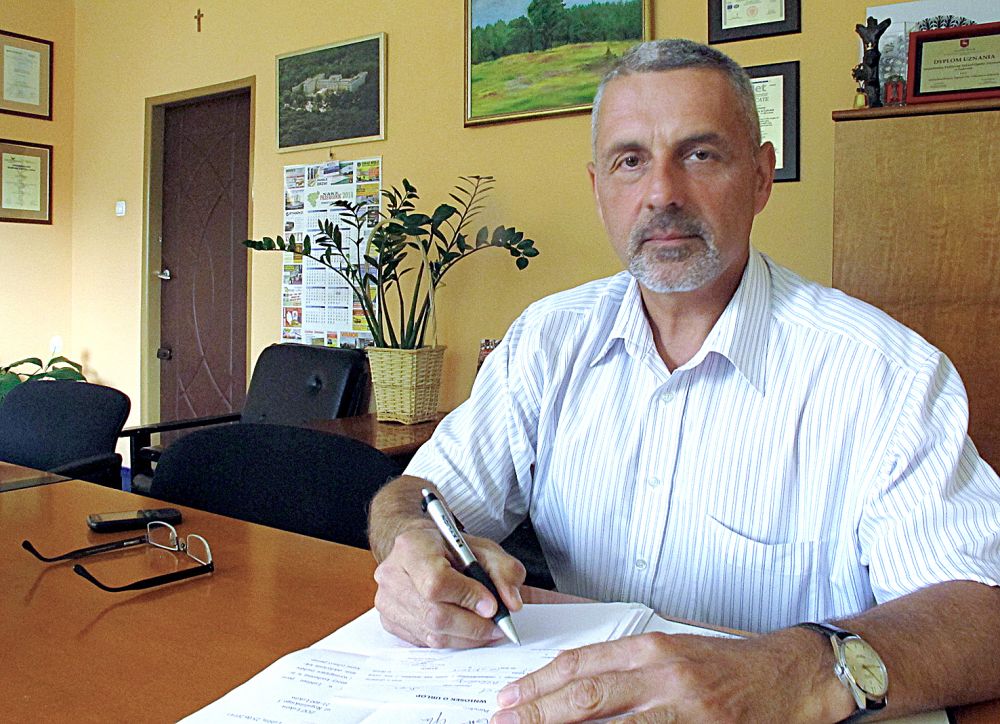 Grzegorz Gomoła, dyrektor SP ZOZ w Łukowie. Fot. PGL