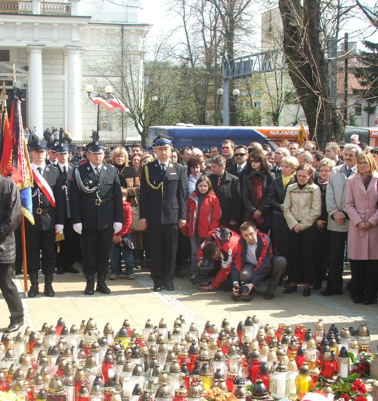 Skwer Gen. T. Kościuszki w Siedlcach, 11 kwietnia, godz. 12. (fot. BLM) 