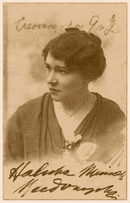 Helena Mniszek, reprodukcja przedwojennej fotografii