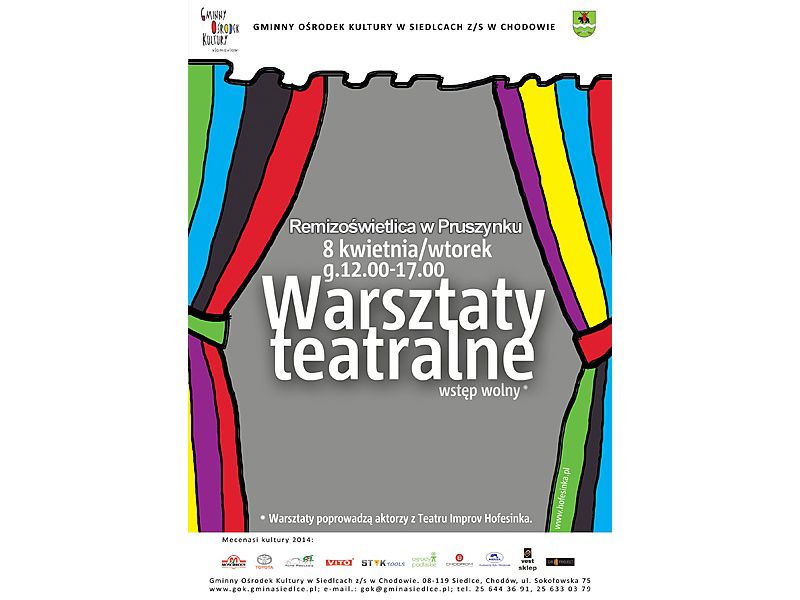 Plakat promujący wydarzenie. Źródło: http://www.gok.gminasiedlce.pl