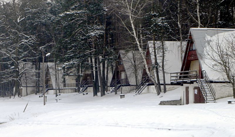 Stoczkowski teren rekreacyjny, potocznie nazywany Izydorami, także zimą prezentuje się pięknie. Fot. PGL