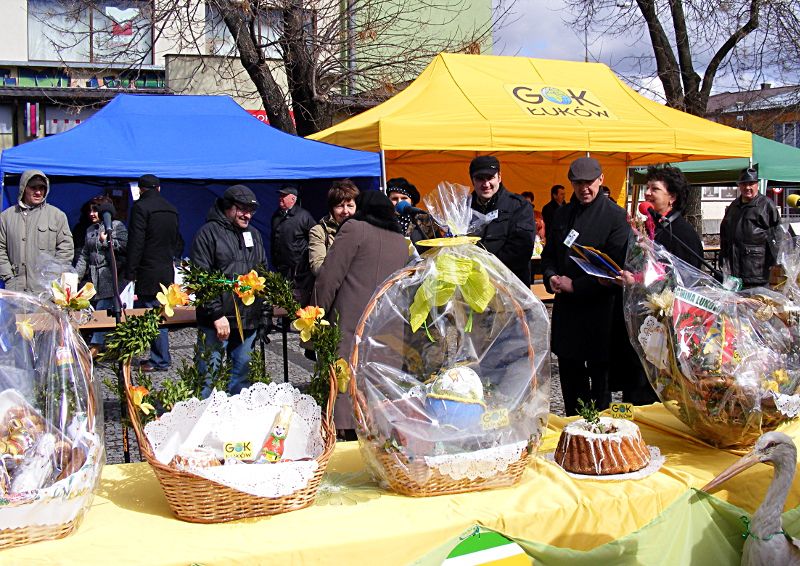 Podczas ubiegłorocznego Jarmarku Wielkanocnego w Łukowie. Fot. PGL
