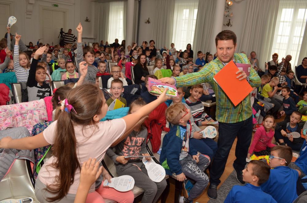 Spotkanie spotkało się z dużym zainteresowaniem dzieci, fot. Jarosław Kurzawa