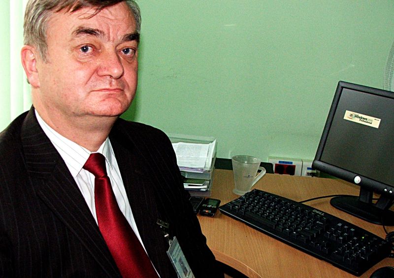 Krzysztof Tymoszuk, przewodniczący łukowskiego Zarządu Powiatowego PO. Fot. PGL
