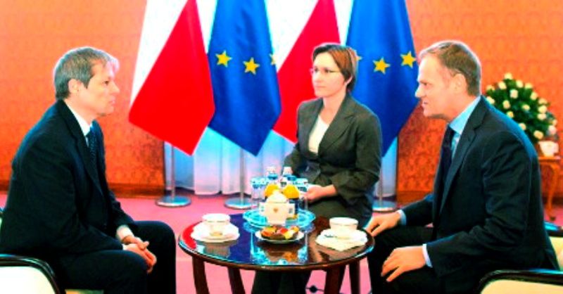 Rozmowy premiera D. Tuska z komisarzem UE ds. rolnictwa, D. Cioloşem. Fot. Arch. Przedst, KE w Polsce