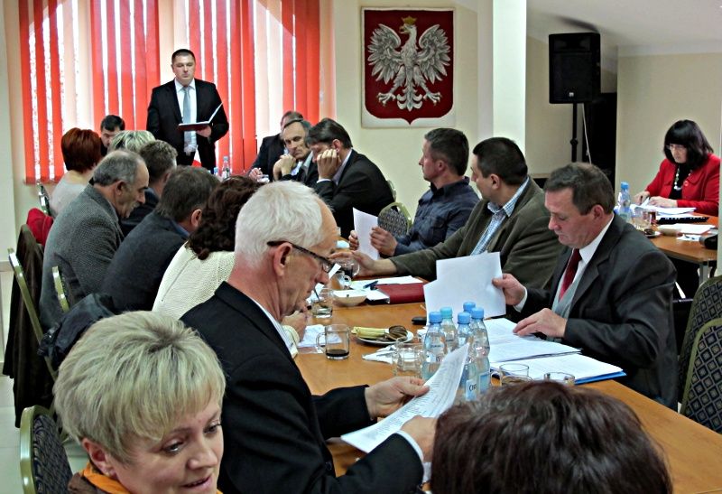 Z sesji Rady Gminy Krzywda. Fot. PGL