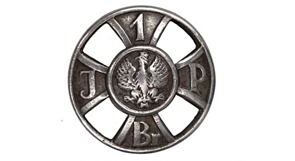 Odznaka pamiątkowa 1 Brygady Legionów J. Piłsudskiego „Za wierną służbę”. Fot. Muzeum Wojska Polskiego w Warszawie