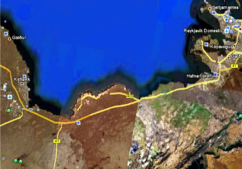 Oto odcinek trasy przebyty przez podróżników od wtorku. Repr. Google Earth