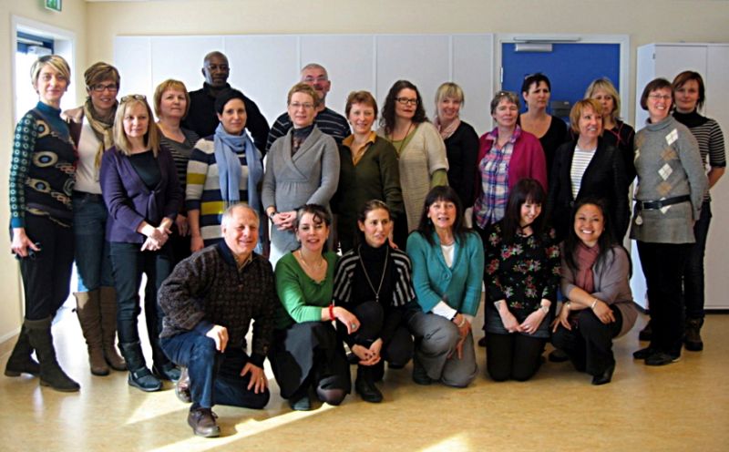 24 pedagogów z 7 europejskich krajów gościło w Norwegii, a wśród nich 4 nauczycieli ze Stanina. Na zdjęciu spotkanie w szkole w Revetalu. Fot. Arch. SP w Staninie