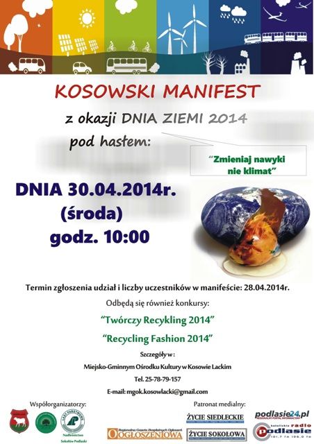 Plakat promujący wydarzenie. Źródło: http://www.kosowlacki.pl