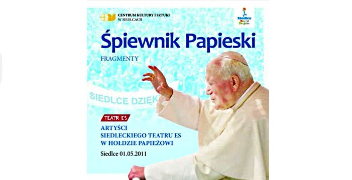 Okładka płyty „Śpiewnik Papieski”.
