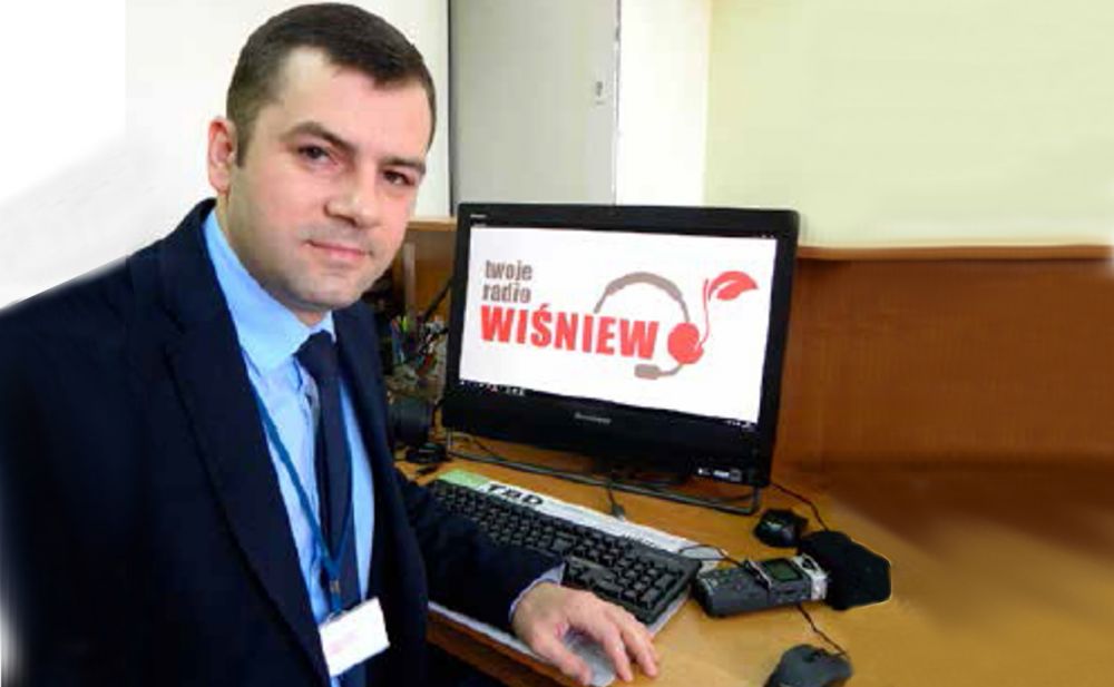 Wojciech Ostrowski, społeczny redaktor naczelny Twojego Radia Wiśniew. fot. sej