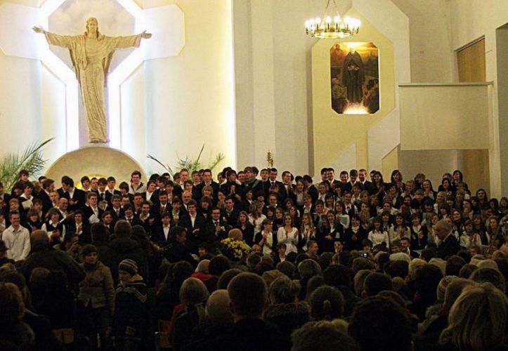 Podczas koncertu w kościele pw. Św. Brata Alberta były tłumy. Fot. PGL