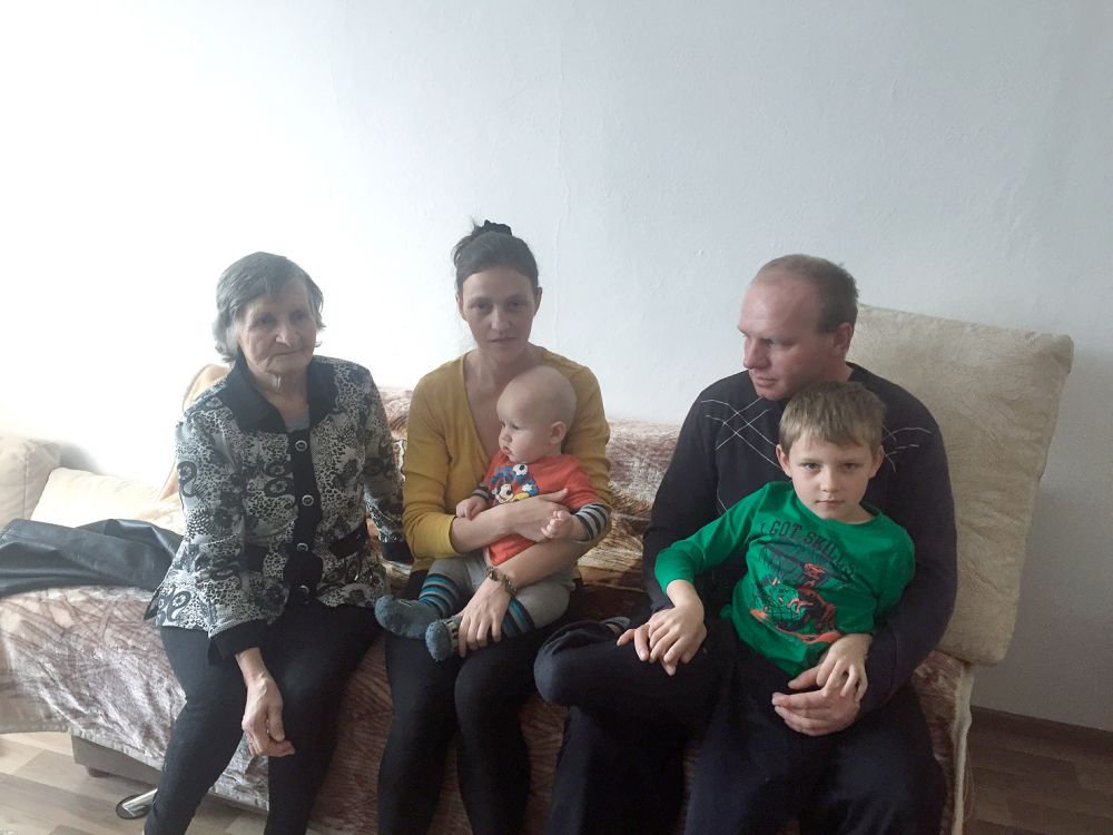 Rodzina Wereszczaninów przyjechała do Garwolina z kazachskiego miasta Szetlandy. Fpt. JP