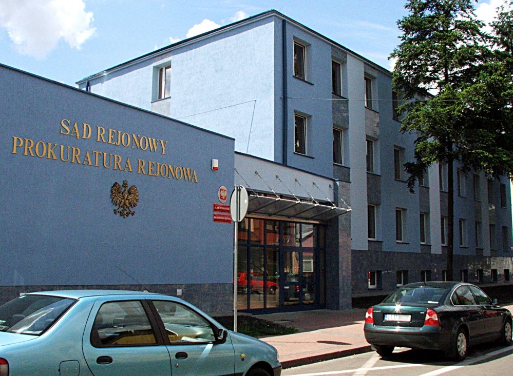 Gmach łukowskiego Sądu Rejonowego, gdzie do półrocza ub. r. pracował sędzia Jurand Z. Fot. PGL