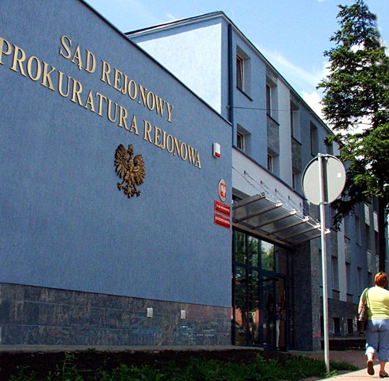 Gmach Sądu Rejonowego w Łukowie. Fot. PGL