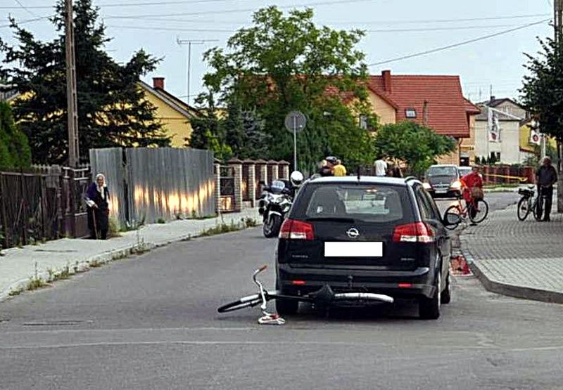 Wypadek na Stodolnej. Fot. KPP w Łukowie