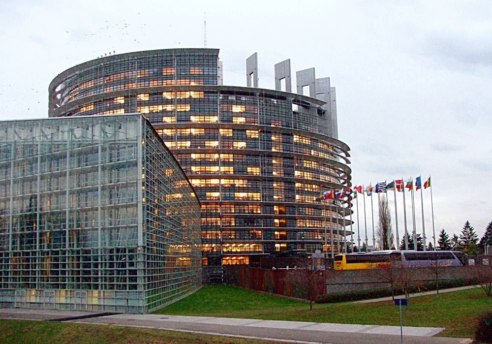 Gmach Parlamentu Europejskiego w Strasburgu. Fot. PGL