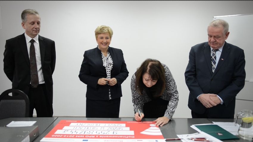 Podpisanie umowy na dofinansowanie SP ZOZ w Siedlcach