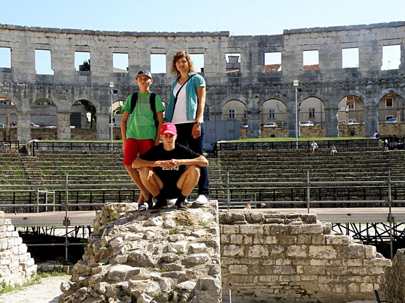 Mistrzostwa odbywały się w atrakcyjnej turystycznie części Chorwacji. Był więc też czas na zwiedzanie. Fot. Arch. PTS „Łukplast-Łuków”
