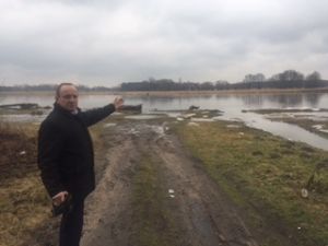 Woda  rozlewa się poza korytem - mówi wójt gminy Jabłonna Lacka Wiesław Michalczuk